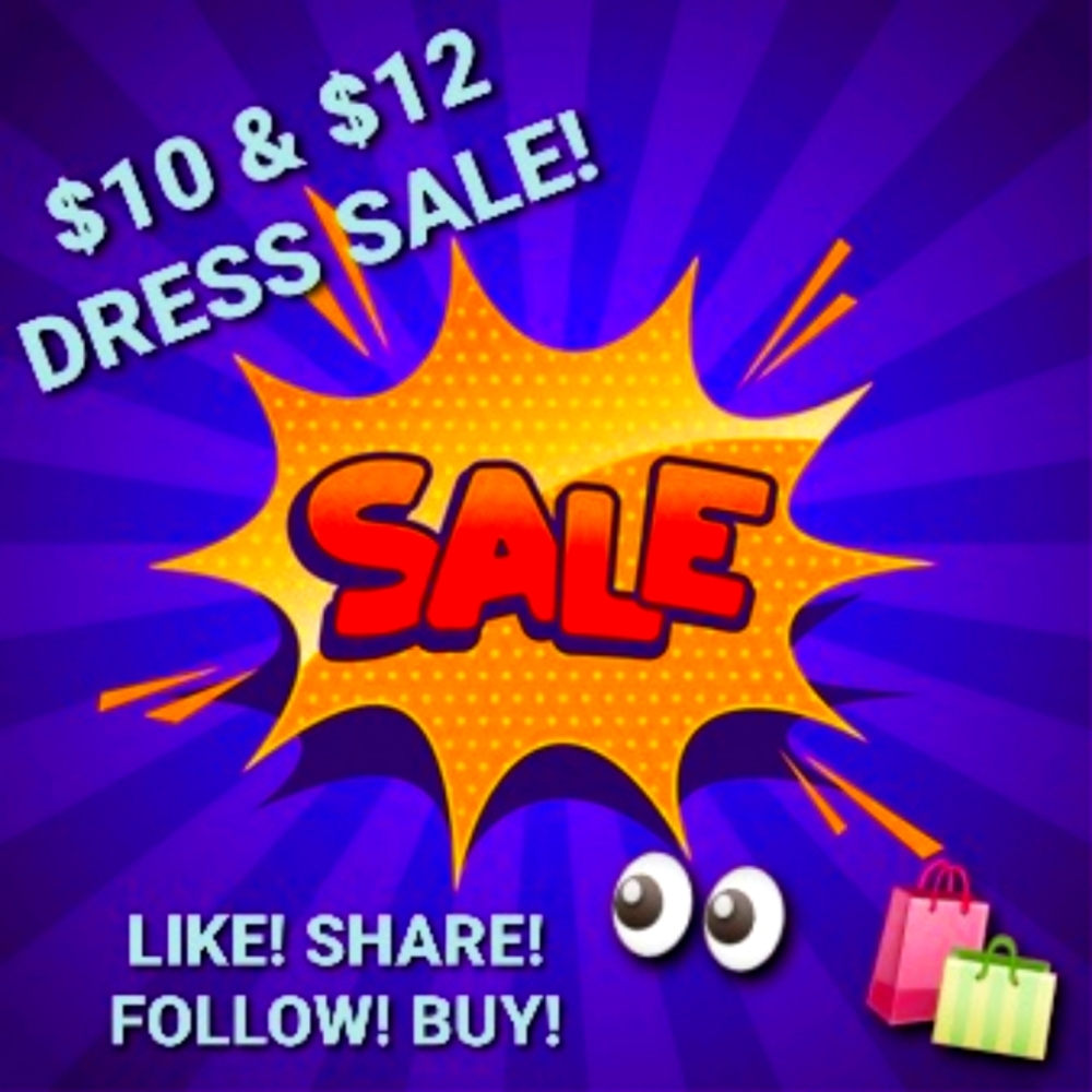 🛍🛍 $10 & $12 SUMMER DRESSES SALE!!!!! 🛍🛍
